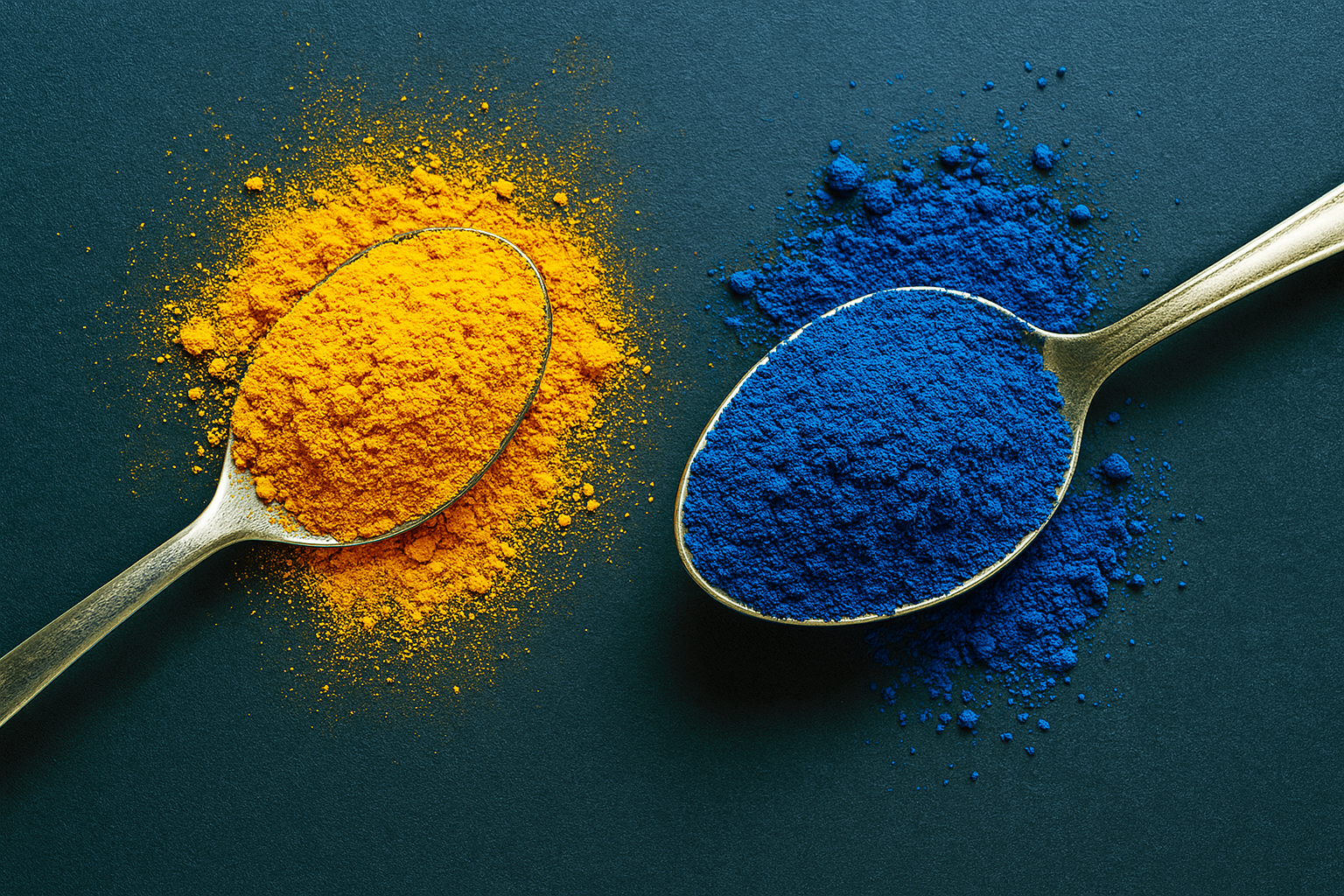 Color mixing lab glassware